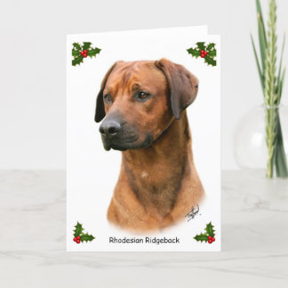 Rhodesian Ridgeback 9Y338D-039 Holiday Card