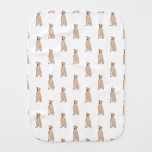 Rhodesian Ridgeback Baby Burp Cloth