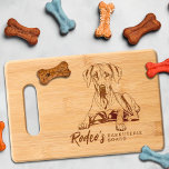 Rhodesian Ridgeback Barkuterie Dog Treat Wood Cutting Board