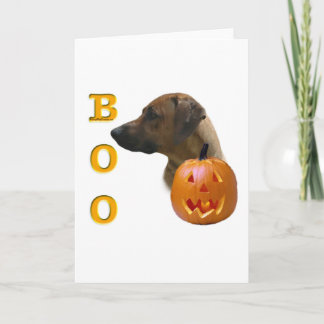 Rhodesian Ridgeback Boo Card