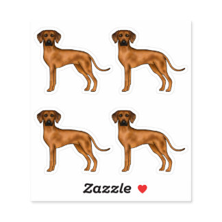 Rhodesian Ridgeback Brown African Lionhound Dog Sticker