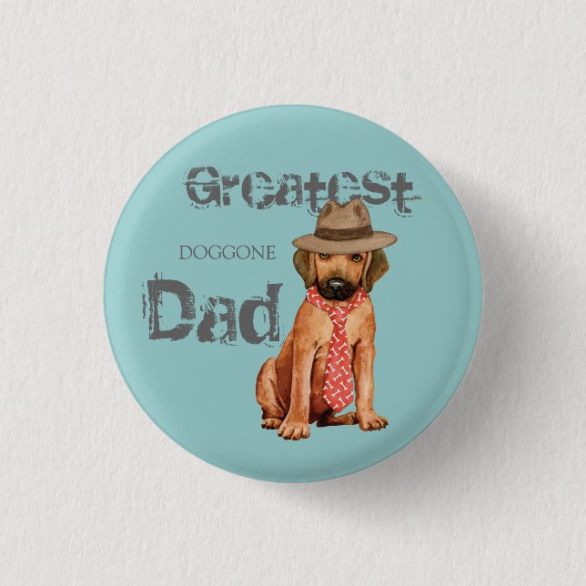 Rhodesian Ridgeback Button (Front)