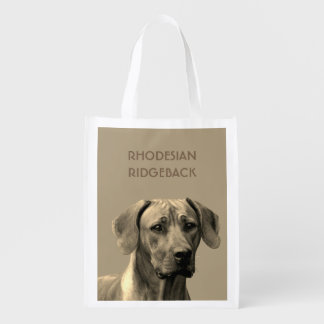 Rhodesian Ridgeback case Reusable Grocery Bag