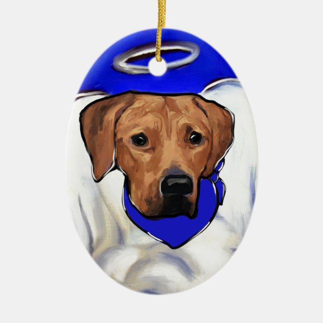 Rhodesian Ridgeback Ceramic Ornament (Front)