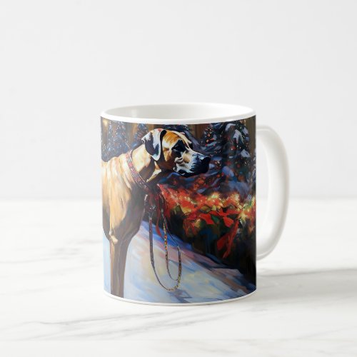 Rhodesian Ridgeback Christmas Festive Season Coffee Mug