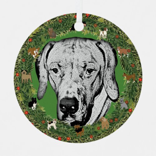 Rhodesian Ridgeback Christmas Metal Ornament