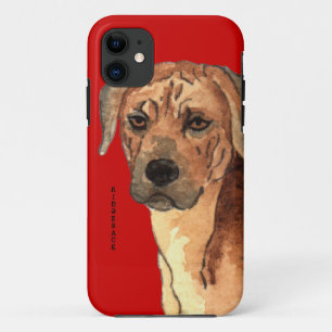 Rhodesian Ridgeback Color Block iPhone 11 Case