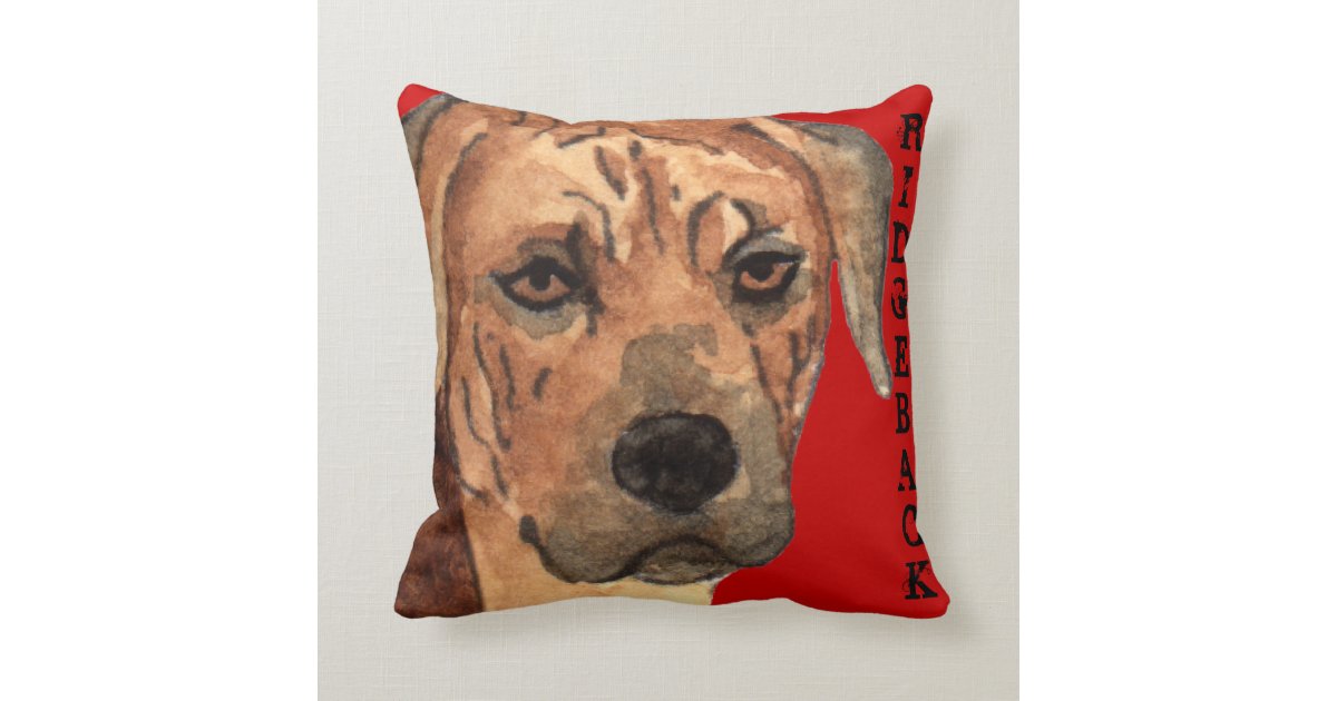 rhodesian ridgeback pillow