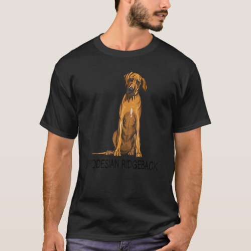 Rhodesian Ridgeback Crazy Dog T_Shirt