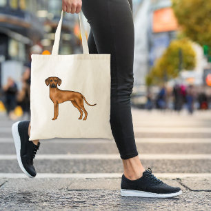 Rhodesian Ridgeback Cute Brown African Lion Dog Tote Bag