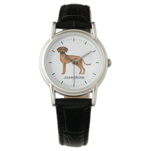 Rhodesian Ridgeback Cute Brown Lion Dog With Name Watch