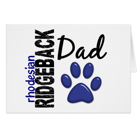 Rhodesian Ridgeback Dad 2 Cards (Front Horizontal)