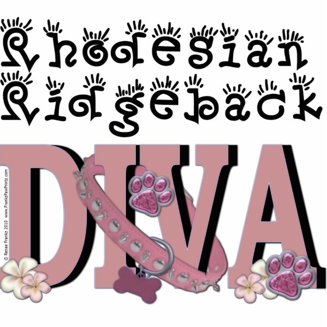 Rhodesian Ridgeback DIVA Cutout (Front)