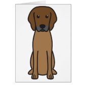 Rhodesian Ridgeback Dog Cartoon (Front)