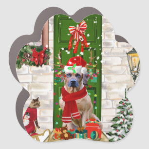 Rhodesian Ridgeback Dog Christmas  Car Magnet