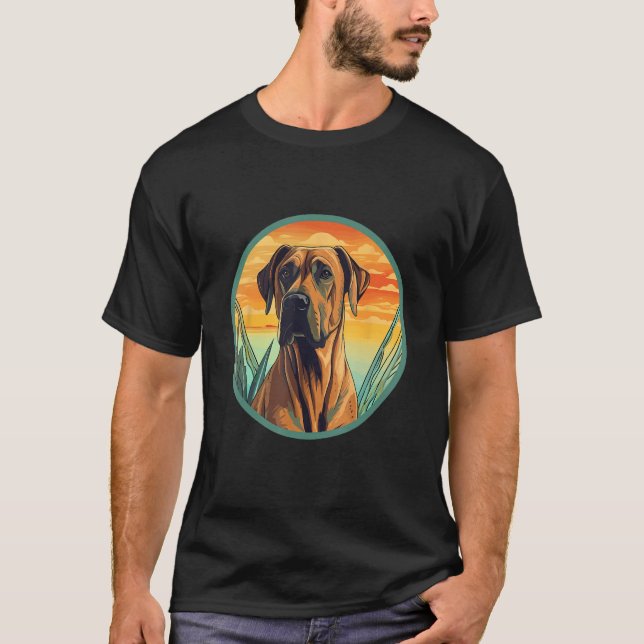 Rhodesian Ridgeback Dog Cute Dog Breed T-Shirt (Front)