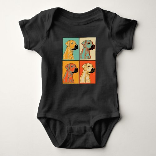 Rhodesian Ridgeback Dog Gift Idea Baby Bodysuit