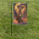 Rhodesian Ridgeback Dog Halloween Witch Pumpkin Garden Flag | Zazzle