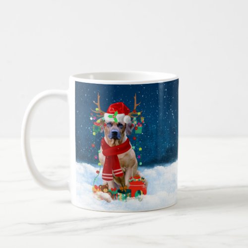 Rhodesian Ridgeback Dog in Snow Christmas Gift  Coffee Mug