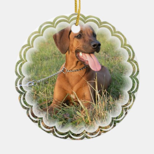 Rhodesian Ridgeback Dog Ornament