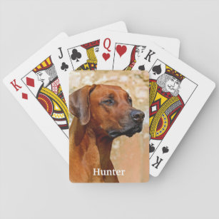 Rhodesian Ridgeback Dog Playing Cards