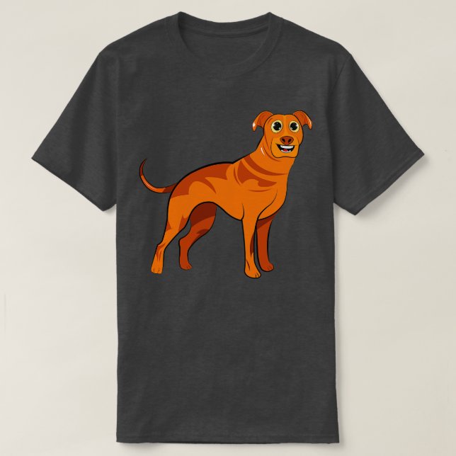 Rhodesian Ridgeback Dog T-Shirt (Design Front)