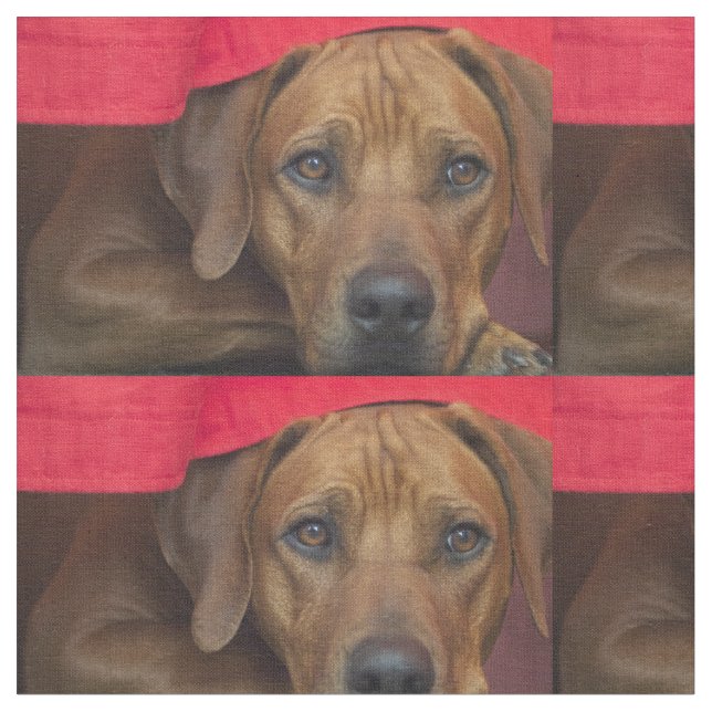rhodesian-ridgeback fabric (Close Up)