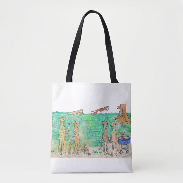 Rhodesian Ridgeback family reunion tote (Front)