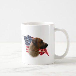 Rhodesian Ridgeback Flag Coffee Mug