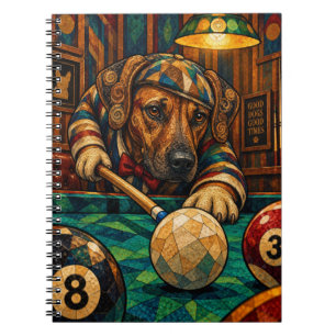 Rhodesian Ridgeback, Geometric Mosaic Notebook