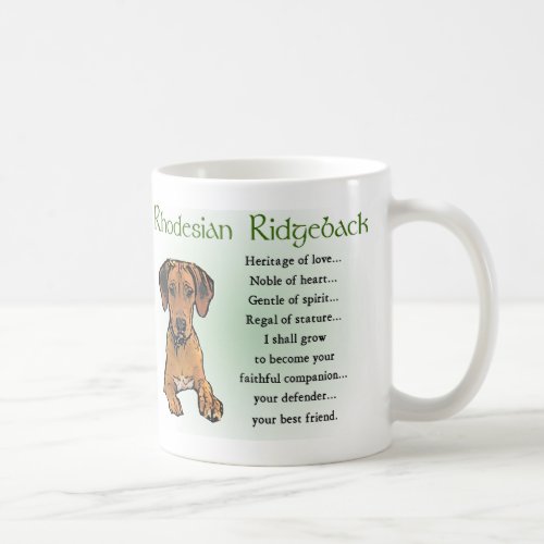 Rhodesian Ridgeback Gifts Coffee Mug