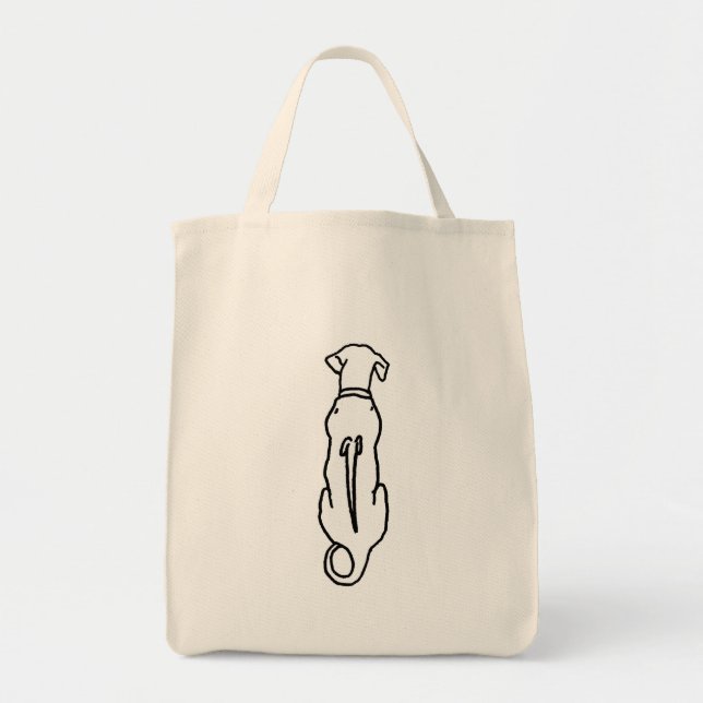Rhodesian Ridgeback grocery tote Bag (Front)