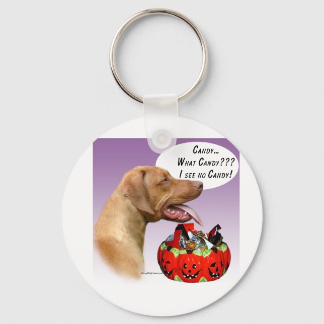 Rhodesian Ridgeback Halloween Candy Keychain (Front)