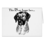 Rhodesian Ridgeback Happy Face (Front Horizontal)