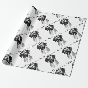 Rhodesian Ridgeback Happy Face Wrapping Paper