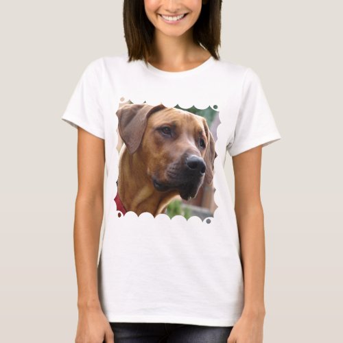 Rhodesian Ridgeback Ladies Fitted T_Shirt