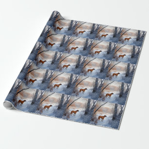 Rhodesian Ridgeback Let It Snow Christmas Wrapping Paper