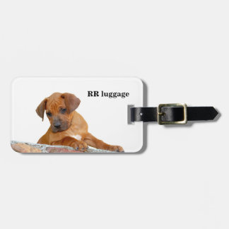 Rhodesian Ridgeback Luggage Tag