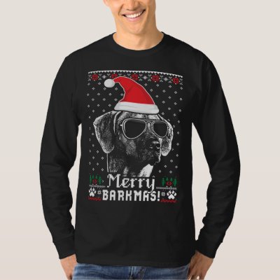Rhodesian Ridgeback Merry Barkmas Christmas T-Shirt