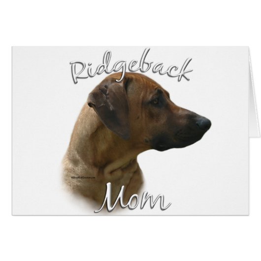 Rhodesian Ridgeback Mom 2 Cards (Front Horizontal)