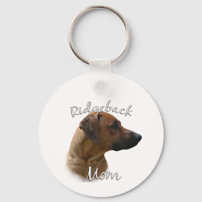 Rhodesian Ridgeback Mom 2 Keychain (Front)