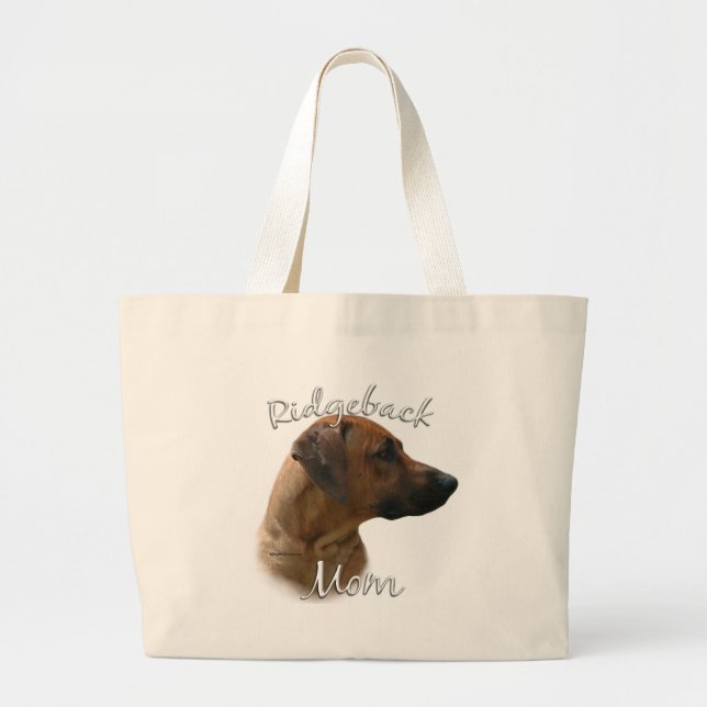 Rhodesian Ridgeback Mom 2 Large Tote Bag (Front)