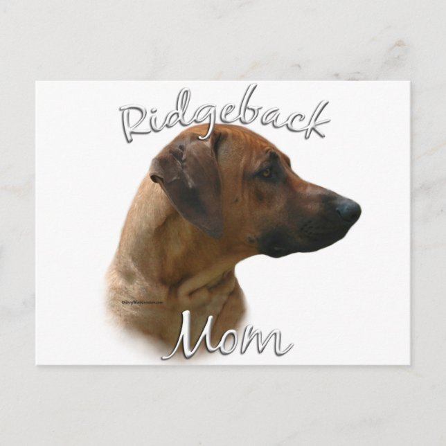 Rhodesian Ridgeback Mom 2 Postcard (Front)