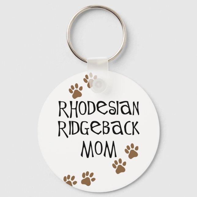 Rhodesian Ridgeback Mom Keychain (Front)