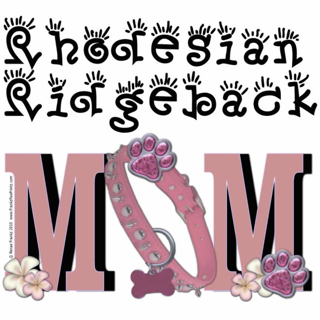 Rhodesian Ridgeback MOM Statuette (Front)