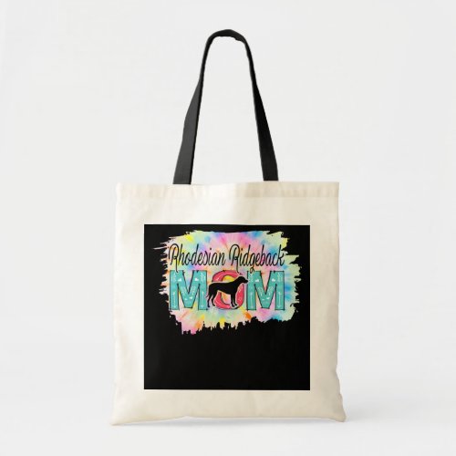 Rhodesian Ridgeback Mom Tie Dye Dog Mom  Tote Bag