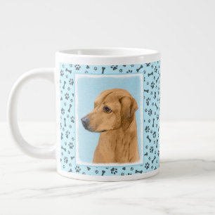 Rhodesian Ridgeback Painting - Original Dog Art Giant Coffee Mug