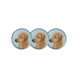 Rhodesian Ridgeback Painting - Original Dog Art Golf Ball Marker | Zazzle