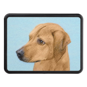 Rhodesian Ridgeback Painting - Original Dog Art Hitch Cover