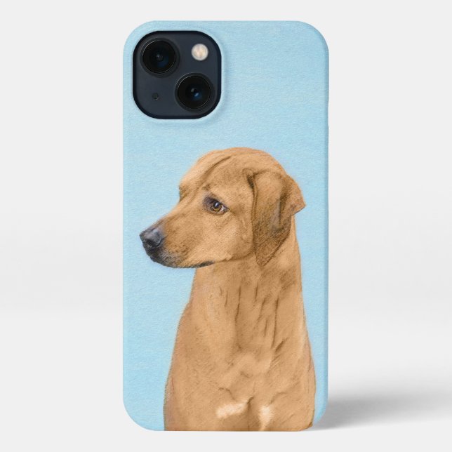 Rhodesian Ridgeback Painting - Original Dog Art iPhone Case (Back)